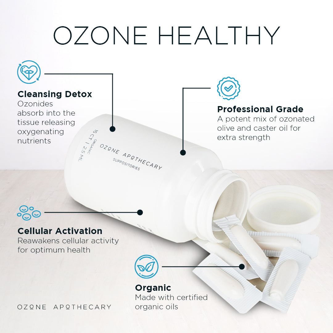 Ozonated suppositories infographic cellular activation