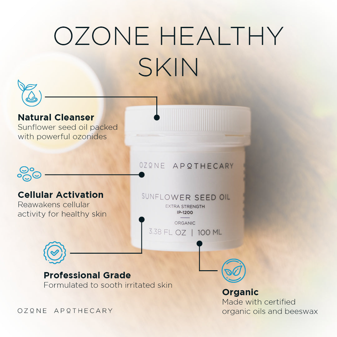 ozone sunflower seed oil infographic cellular activation