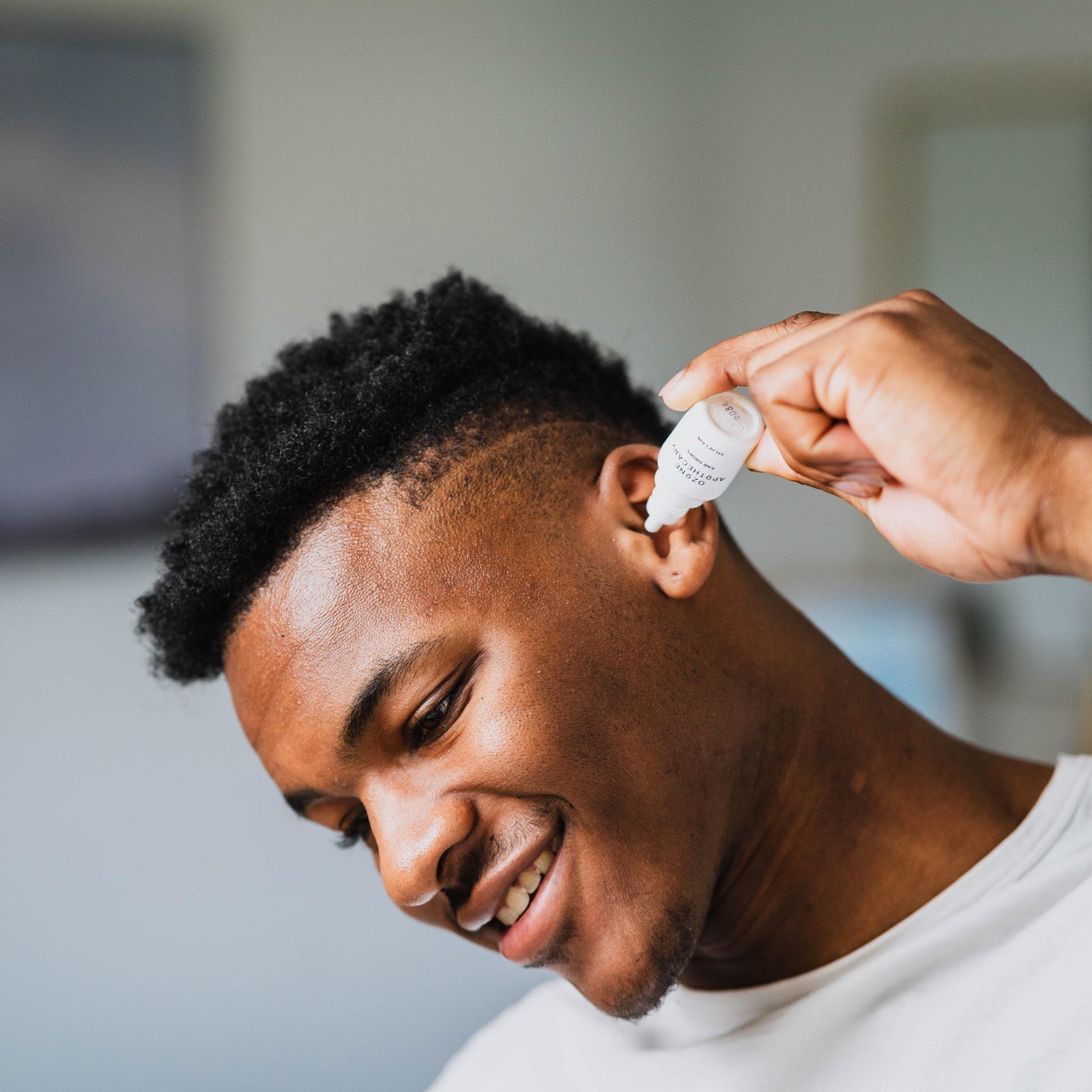 Applying ozone ear drops instructions