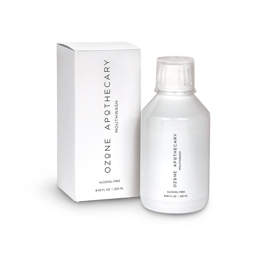 Ozone mouthwash box and bottle