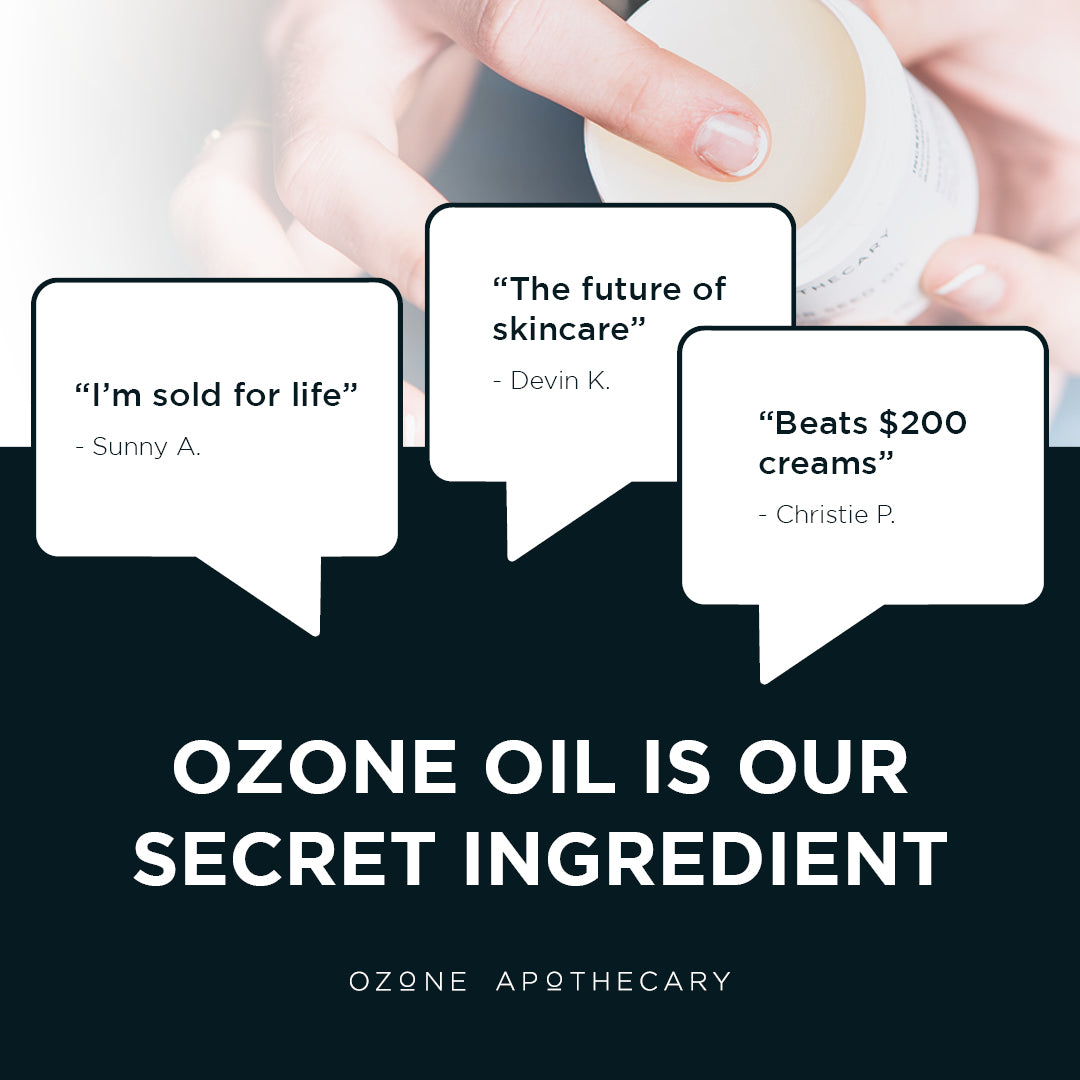 Ozonated olive oil infographic secret ingredient