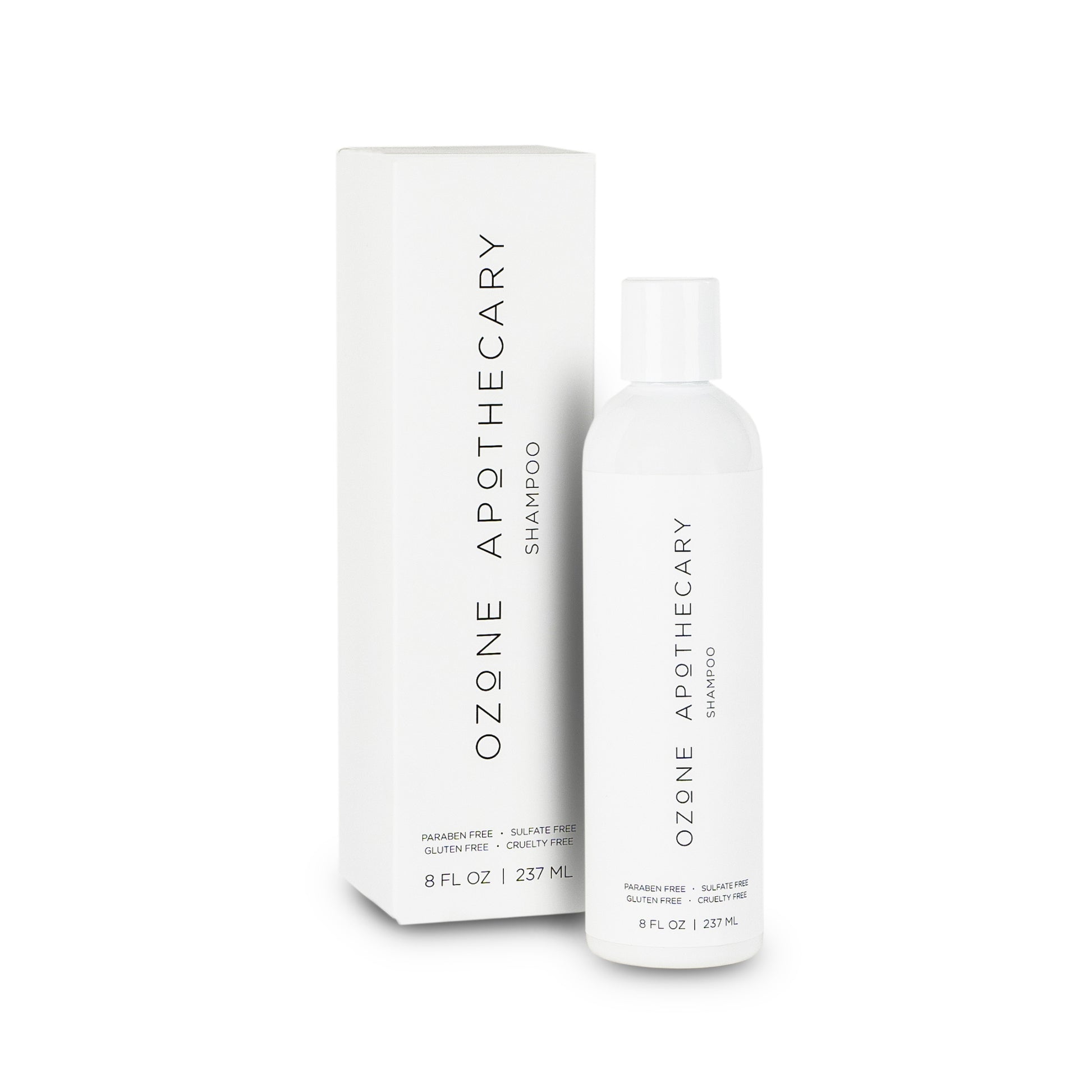Ozone shampoo and box front