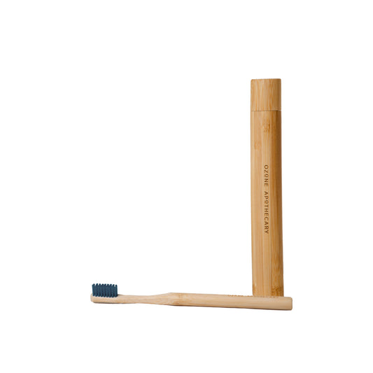 Bamboo Toothbrush + Case