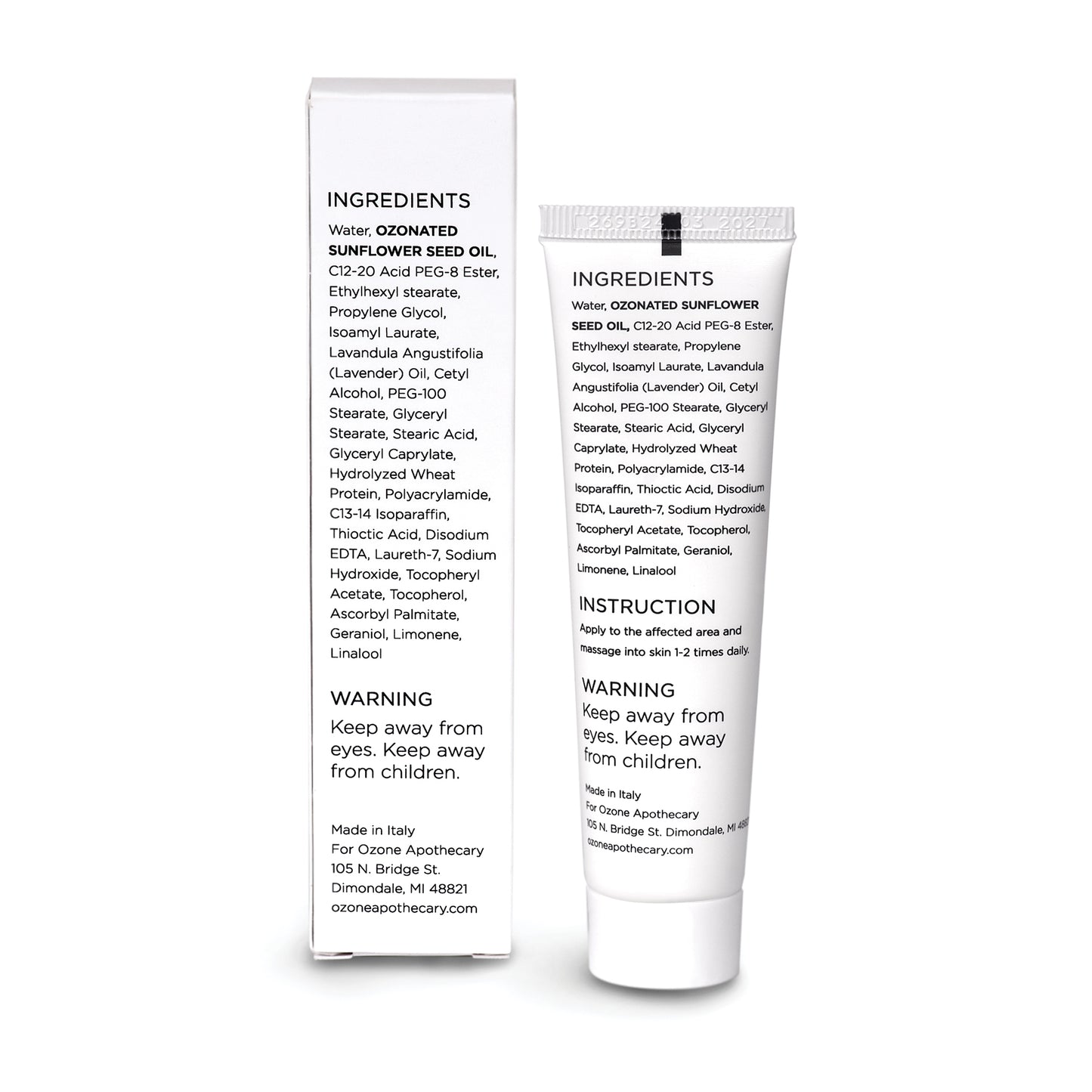 Ozonated Pet Skincare Cream