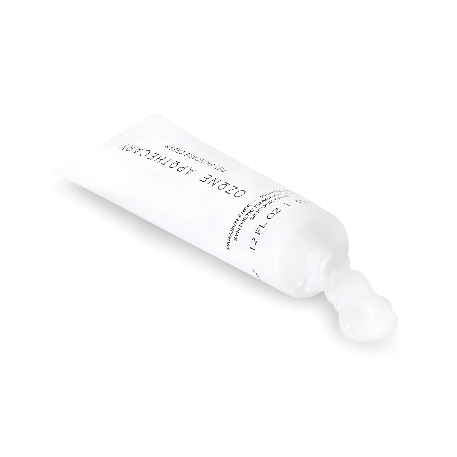 Tube of ozone pet skincare cream