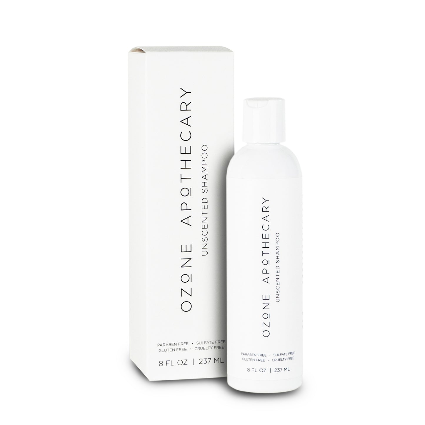 Ozone Unscented Shampoo Bottle