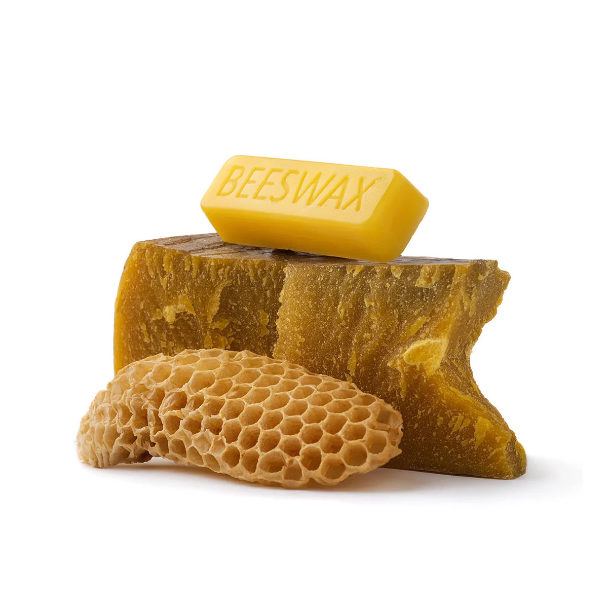 brown and yellow beeswax and honeycomb