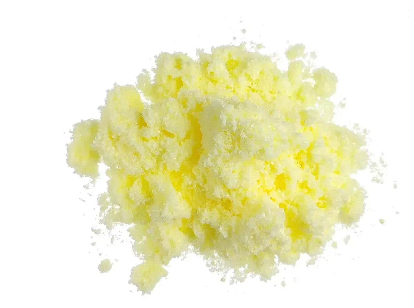 yellow and white popcorn-like thioctic acid