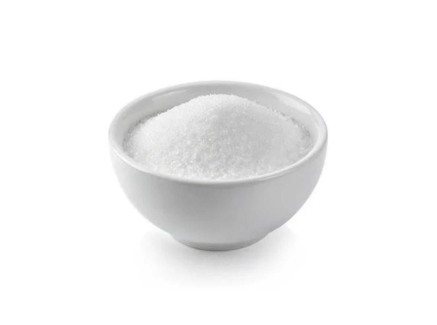 white bowl holding white xylitol powder